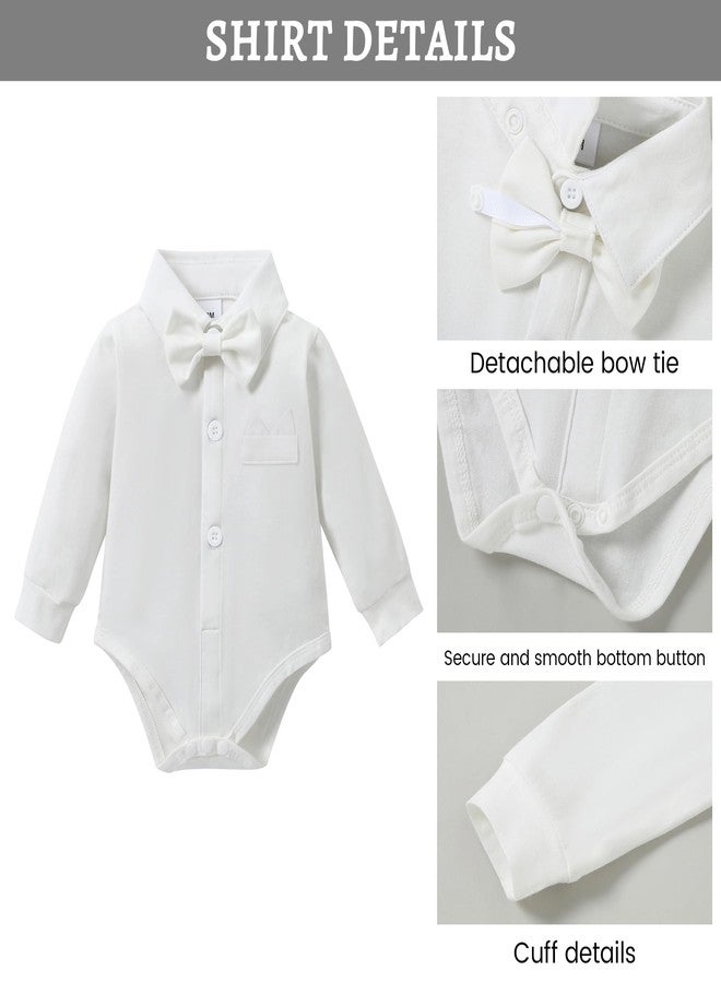 WESIDOM Baby Boy Baptism Outfit 0-24M Baby Boy Christening Clothing Set Newborn Infant Gentleman Dress Clothes - Image 3